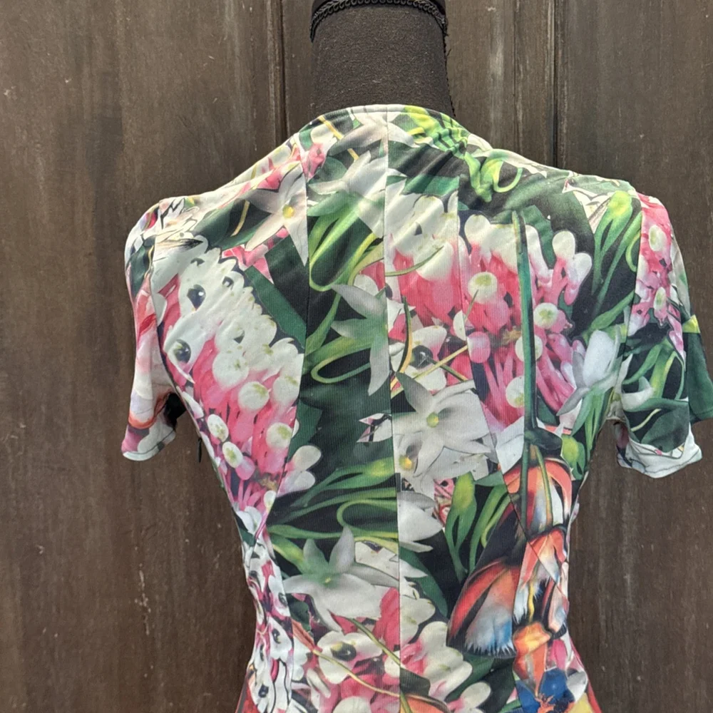 Issa London Floral Wrap Dress Size 2